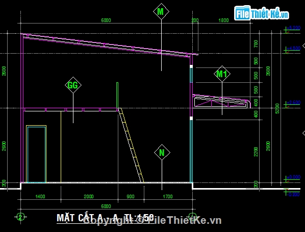 Bản vẽ,nhà trọ,Bản vẽ nhà trọ,kiến trúc nhà cấp 4,Bản vẽ kiến trúc Nhà,kiến trúc nhà